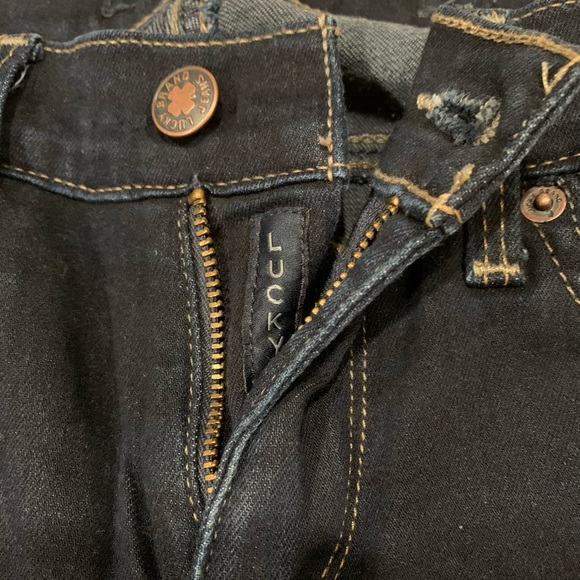 LUCKY BRAND Dark Wash Skinny Jeans - Size 26 - Picture 7 of 11